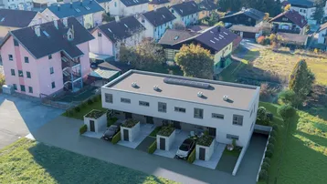 Expose SonnenQuartier 1.0 - Eckreihenhaus mit großem Garten und Tiefgarage in Neumarkt am Wallersee