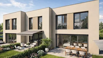 Expose Leben im Grünen: 3-Zimmer-Maisonettewohnung in Schalchen im Reihenhausstil, direkt vom Bauträger
