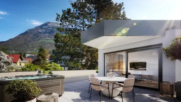 Expose NEUBAUPROJEKT "THE NINE" - Penthouse Deluxe – ein Wohnjuwel der Extraklasse mit traumhafter 184 m² Rundumterrasse