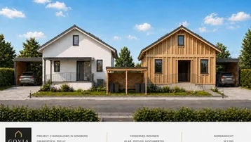 Expose Neubau in Massivholzbauweise ab € 310.000 in Ruhelage (Symbolfoto)