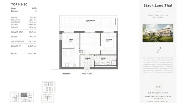 Expose ERSTBEZUG: 3 Zimmer + 25 m² Dachterrasse | Graz-Gösting