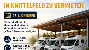 Expose Wohnwägenstellplätze / diverse Fahrzeuge NEU ab Herbst 2026