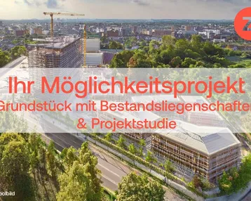 Expose Gewerbeentwickler aufgepasst! Stadtteil-Projekt im Linzer Süden: Grundstück mit Bestandsliegenschaften &amp; genehmigter Projektplanung ~14.500 m² BGF