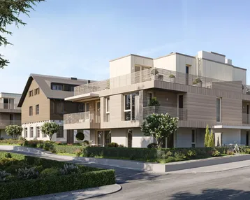 Expose Exklusiv und nachhaltig Wohnen in Grünruhelage beim Wienerwald - Gartenwohnungen und Penthouses - provisionsfrei zu kaufen in 1140 Wien