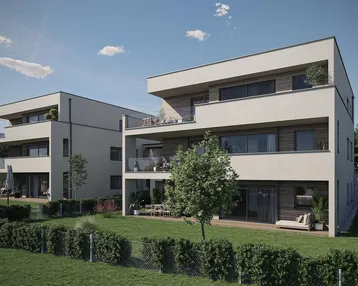 Expose NEUBAU! Wunderschöne 4-Zimmer-Wohnung mit großer Außenflächen in Kirchschlag zu verkaufen!