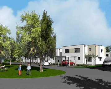 Expose Reihenhäuser in Podersdorf, Grabenviertel - RH 11
