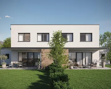 Expose Wohnen mit Lebensqualität - modernes Doppelhaus in Leonding