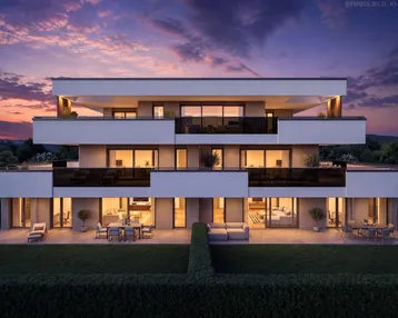 Expose Penthouse in St. Peter Ruhelage | 124 m² Terrasse – 121 m² Wohnen | Deckenkühlung inklusive