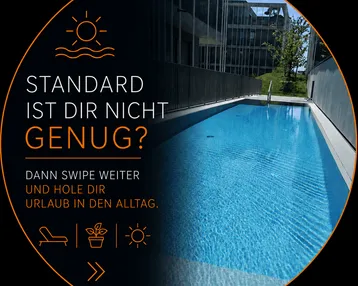 Expose Vollmöblierte 2-Zimmer Designwohnung mit Fußbodenkühlung, Balkonkraftwerk, Sauna &amp; Pool