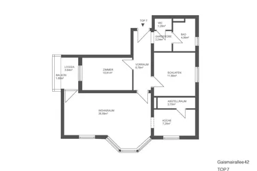 Expose 3-Zimmer Wohnung in Radstadt, (teil-)möbliert mit Balkon, Carport und Kellerabteil