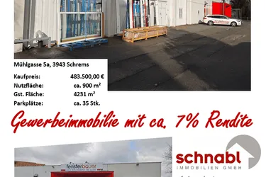 Gewerbeimmobilie mit ca. 7% Rendite