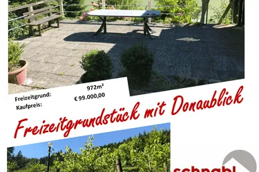 Freizeitgrundstück mit Donaublick