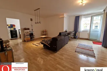 Perfekte Stadtlage: 4-Zimmer Wohnung mit Loggia und Tiefgaragenplatz