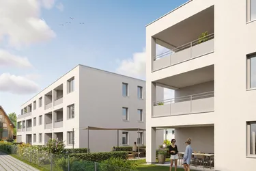 Urban wohnen, grün genießen - Wohlfühlzuhause mit 3 Zimmer .