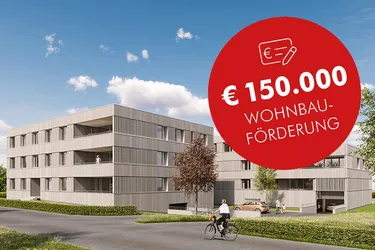 HOHE WOHNBAUFÖRDERUNG | Zuhause fast am See | tolle Raumaufteilung | 3-Zimmer Wohnung mit Terrasse (Top A06)