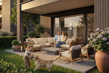 Baustart fixiert! Großer Garten &amp; Südausrichtung: 4-Zimmer Gartenwohnung