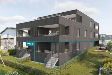 See, Berg, Natur - Ihr Zuhause! 2-Zimmer-Gartenwohnung W1A