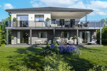 EXKLUSIVES WOHNEN "LIVIN Deluxe" am Westufer vom Klopeiner See, Gartenwohnung mit rd. 72 m² Wohnfläche