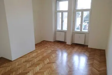 Ruhiger 1 ZIMMER-Altbau + West-Balkon + extra Küche möbliert + Bad mit Dusche und Fenster + extra WC