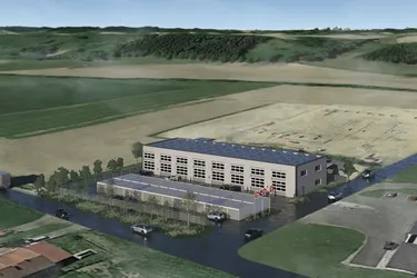 FE BUSINESS PARK POLLING, der neue Standort für Ihre Betriebs-/ Produktions- oder Lagerhallen von 49 - 132 m² Fläche (Top 05)