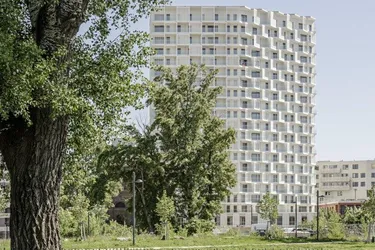JETZT wird's leywand. Das Wohnhochhaus am Nordbahnviertel