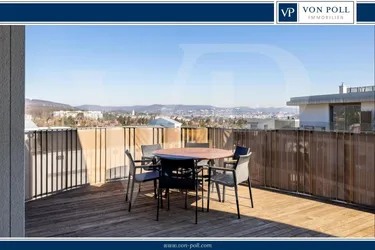 Penthouse mit Blick auf die Stadt