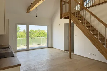 Exklusive energieeffiziente Maisonettewohnung mit beeindruckender Galerie und großer Terrasse - Erstbezug
