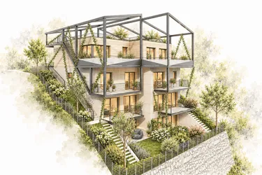 Verkaufsstart "Resort Staina" Penthouse mit zwei außergewöhnlichen Terrassen und Panoramablick 
