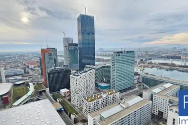 2-Zimmerwohnung im Mischek Tower mit traumhaftem Blick auf die Donau zu verkaufen € 499.000