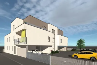 Neubauprojekt - Nungessergasse | 2 Zimmer | Loggia &amp; Balkon | Belagsfertig | inkl. PKW-Stellplatz | TOP 6