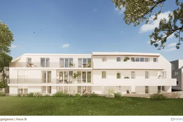 Expose Wohnen im Villenviertel | 3 Zimmer Wohnung mit Balkon (1.OG) | Hügelgasse | Fertigstellung Q1/2025 (Gebäude B - Top 7)