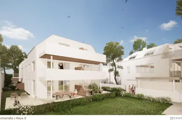 Expose Wohnen im Villenviertel | 4 Zimmer Wohnung mit Eigengarten &amp; Terrasse (EG) | Hochstraße | Fertigstellung Q1/2025 (Gebäude C - Top 2)