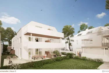 Expose Wohnen im Villenviertel | 3 Zimmer Wohnung mit Balkon (1.OG) | Hochstraße | Fertigstellung Q1/2025 (Gebäude C - Top 9)