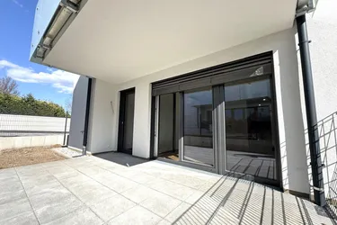 Blumengasse - ERSTBEZUG | 1 Zimmer Wohnung | Terrasse &amp; Garten | zzgl. Tiefgaragenstellplatz | Top D6