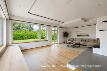 Besonders großzügige Gartenwohnung mit 500 m² Außenfläche