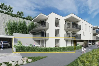 Sonnige Gartenwohnung in Medraz - ideal für die kleine Familie!