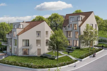 DAS KEIML am Auberg – Zuhause über den Dächern von Linz - Ein besonderer Ort zum Wohnen: hochwertige Eigentumswohnungen, klare Architektur und ein weiter Blick über Linz – ruhig gelegen am Auberg.