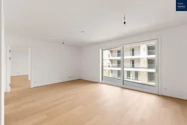 Wohn(T)raum am Wasser: 2-Zimmer-Wohnung mit Donauausblick