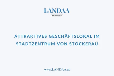 Attraktives Geschäftslokal im Stadtzentrum von Stockerau