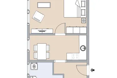 Charmante 2-Zimmerwohnung: Gemütliches Refugium im schönen Alt-Eggenberg