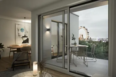 Wohlfühl-3-Zimmer-Wohnung mit großem Sonnenbalkon | Blick auf den Wiener Prater und das Riesenrad