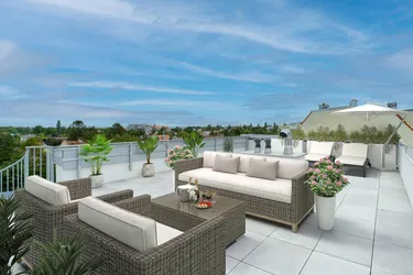 ERSTBETZUG PENTHOUSE IN MÖDLING MIT 4 ZIMMER UND DACHTERRASSE, 2 BALKONE