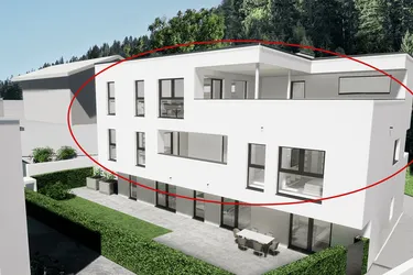 Expose 4-Zimmer LUXUS-PENTHOUSEWOHNUNG (Maisonette) über den Dächern von Bad Häring