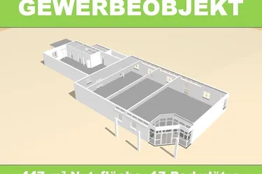 Zentral gelegenes Gewerbeobjekt mit 17 Kundenparkplätzen