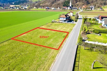 Sonniges Baugrundstück mit unverbaubarer Weitsicht in Sankt Margarethen ob Töllerberg