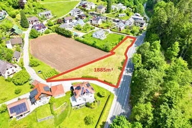 Traumgrundstück am Wörthersee – 1 885 m² Premium-Baufläche an der Moosburger Straße, Pörtschach