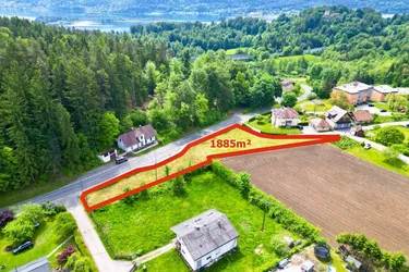 Traumgrundstück für Bauträger &amp; Projektentwickler – 1 885 m² Premium-Baufläche an der Moosburger Straße, Pörtschach