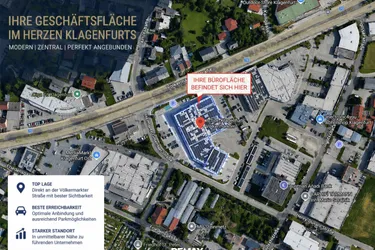 Klagenfurt Bestlage: Büro mit Lager – schnell in der City &amp; auf der Autobahn!