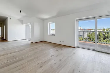 Erstbezug | Neue und hochwertig ausgestattete Dachgeschosswohnung | großer Balkon