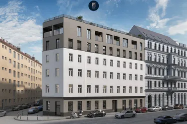 ++LIVING AT AUGARTEN++ Exklusive 3-Zimmer-DG Wohnung mit Loggia und großer Dachterrasse